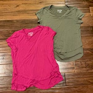 Lot of two Nursing tops from latched mama size medium